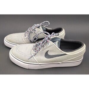 NIKE Stefan Janoski Boys Gray Skateboard Shoes Sneakers Youth 5Y 654861-006